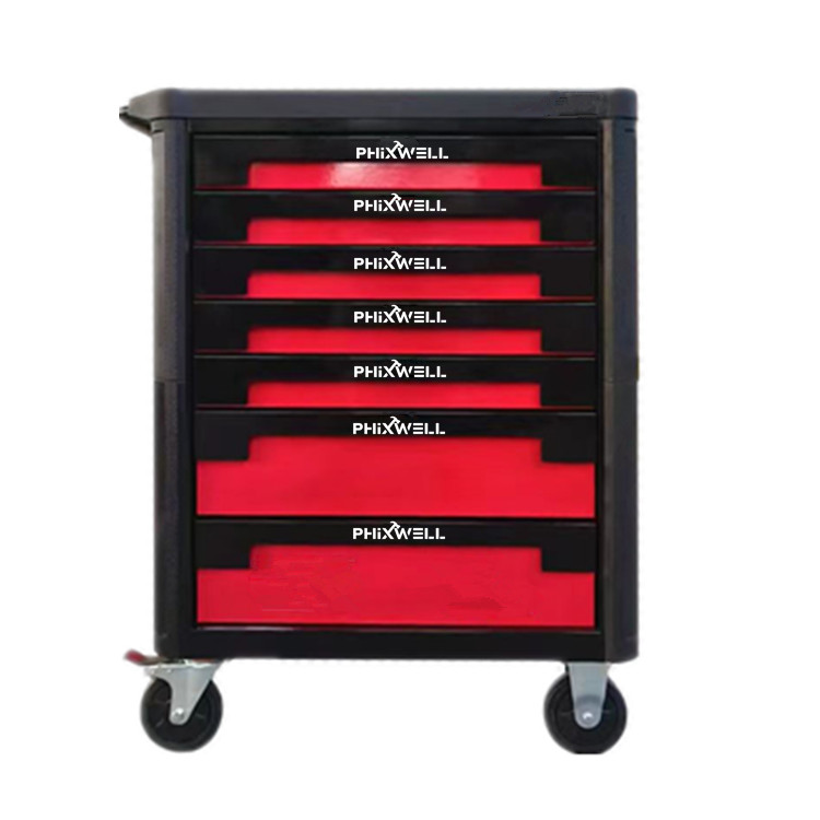 719502 Dulap pentru scule PHIXWELL cu 7 sertare