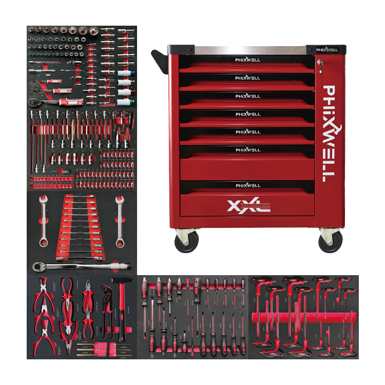 719503 Set de scule PHIXWELL 249 buc