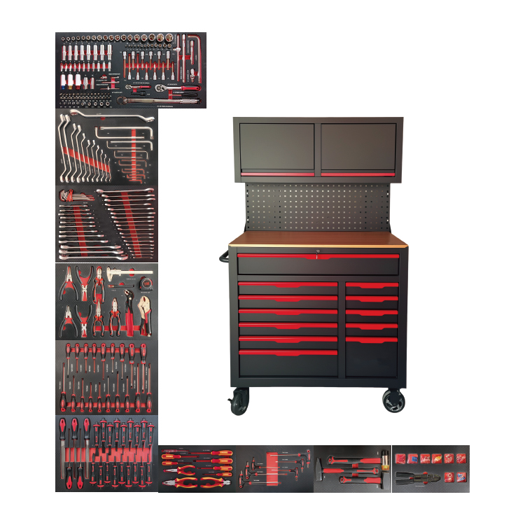 719521 Set de banc de lucru cu dulap cu scule multifuncțional de rezistență