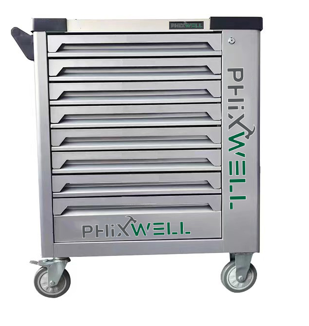 719513 Dulap pentru scule PHIXWELL cu 8 sertare