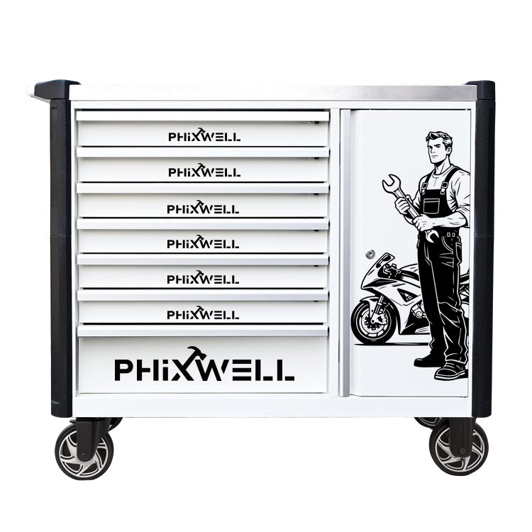 719516 Dulap pentru scule PHIXWELL cu 7 sertare model nou