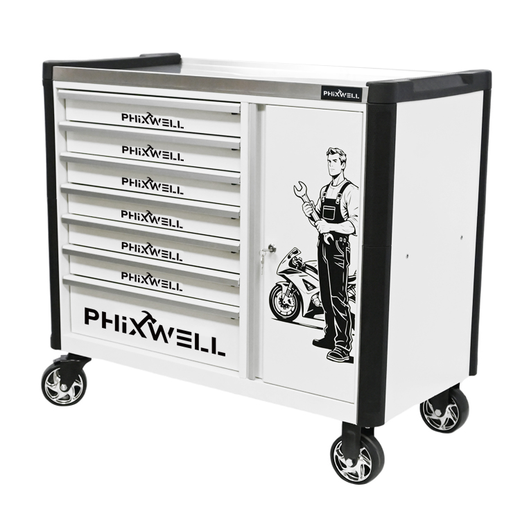 719516 Dulap pentru scule PHIXWELL cu 7 sertare model nou