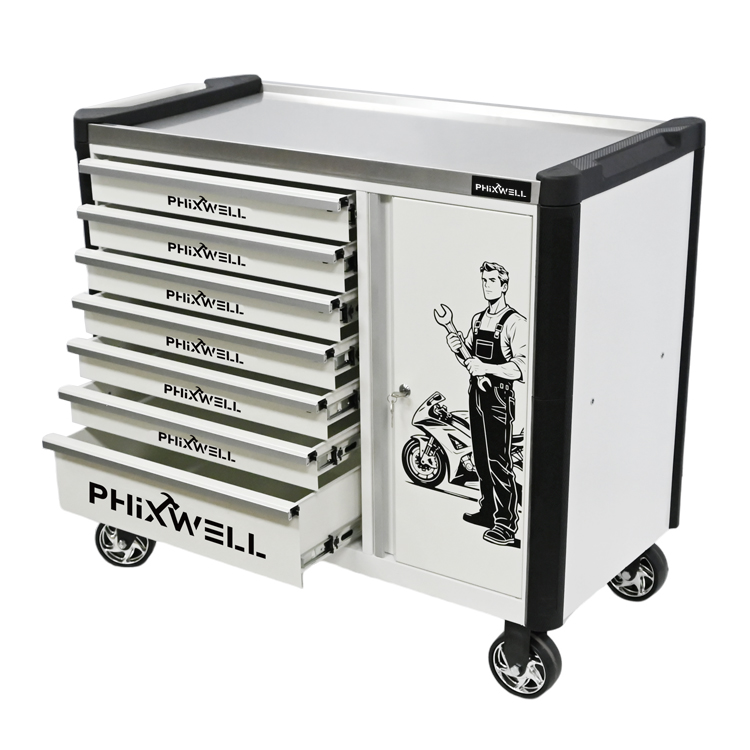 719516 Dulap pentru scule PHIXWELL cu 7 sertare model nou