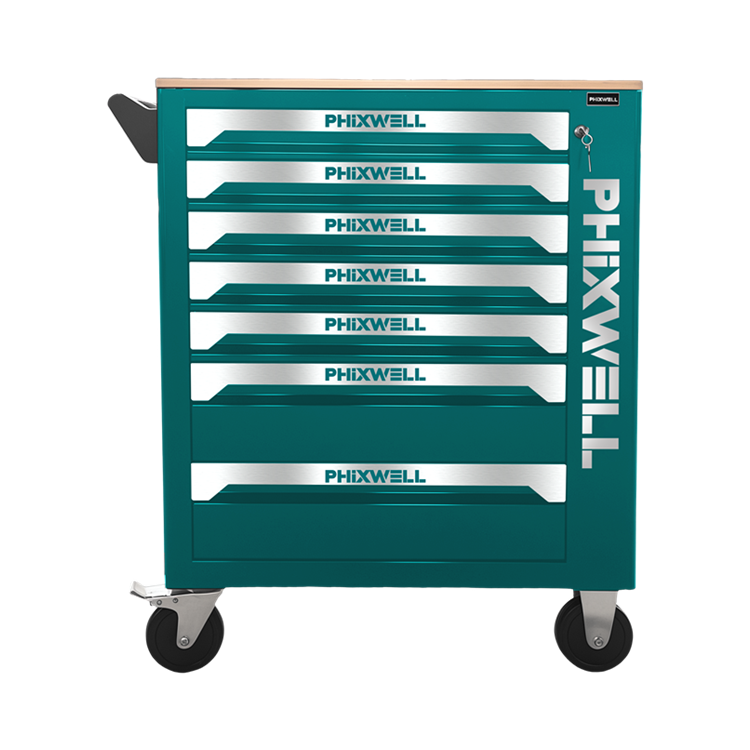 719507 Dulap pentru scule PHIXWELL cu 7 sertare cu blat