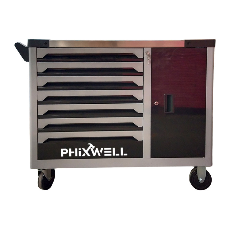 719514 Dulap pentru scule PHIXWELL 7 sertare cu ușă laterală