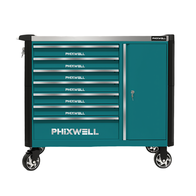 719516 Dulap pentru scule PHIXWELL cu 7 sertare model nou