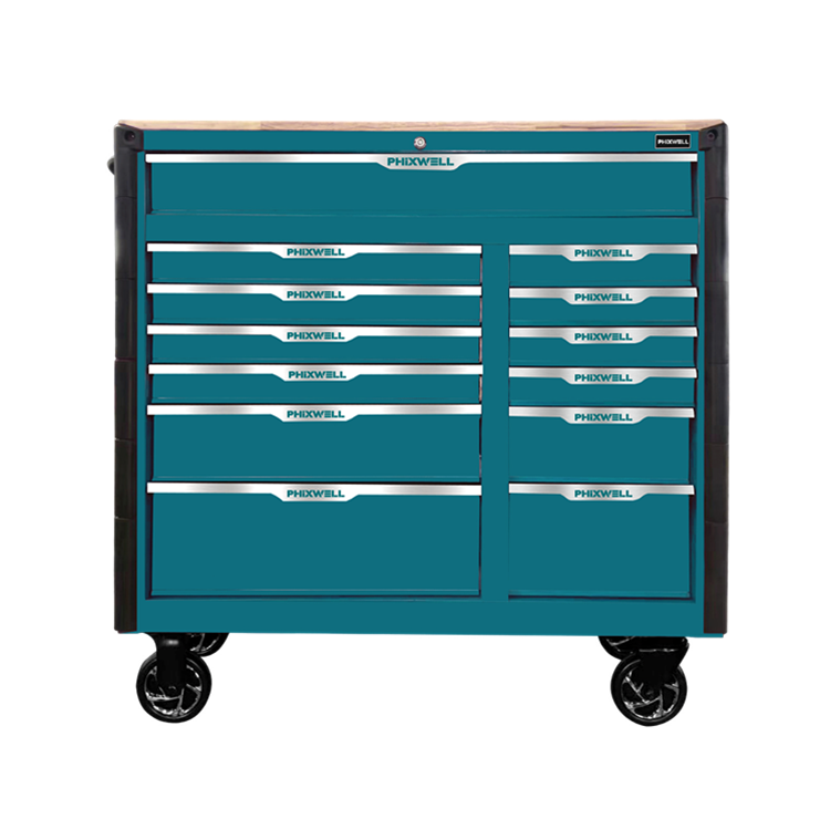 719518 PHIXWELL Dulap mare pentru scule cu 13 sertare