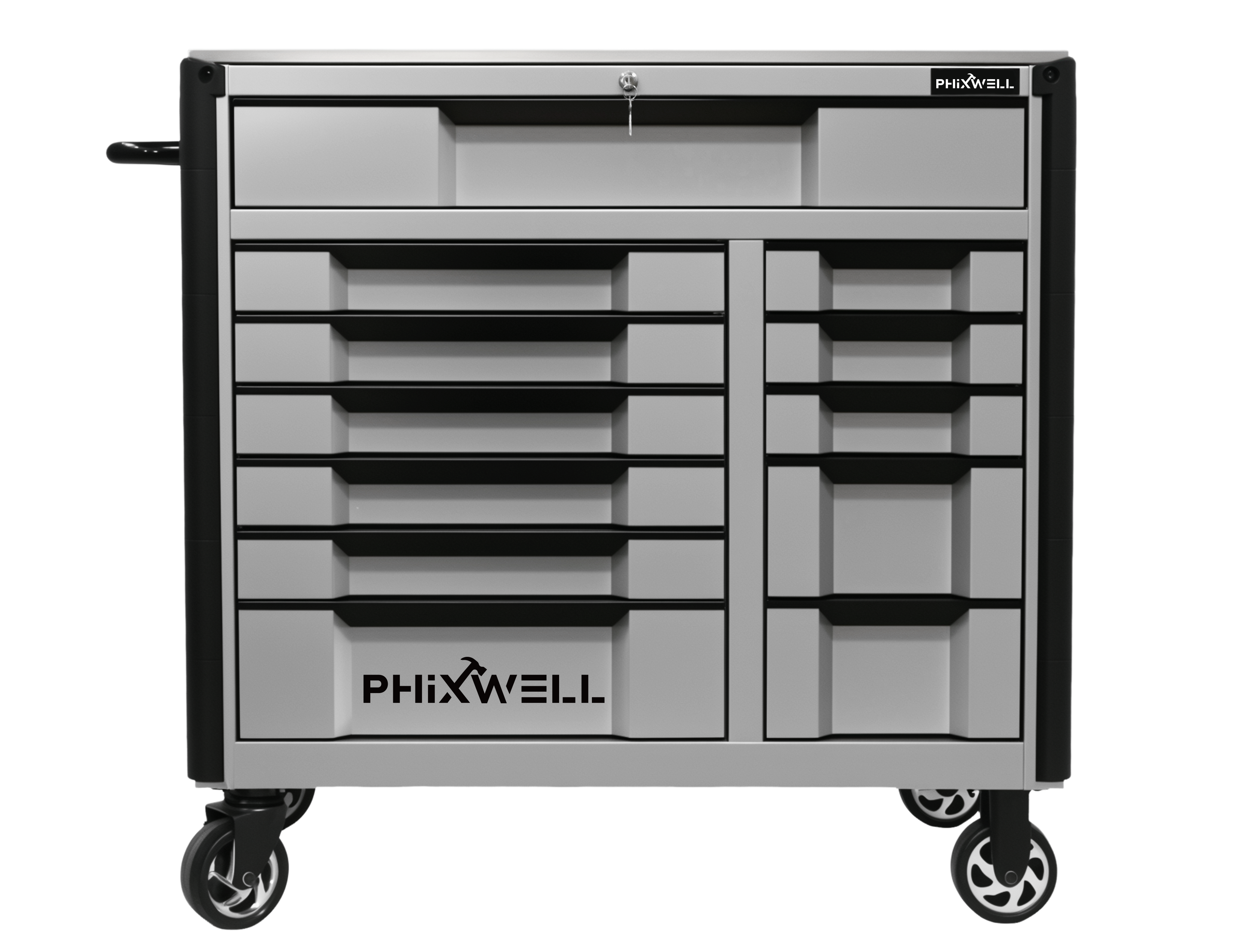 719517 NOU lansare PHIXWELL 12 sertare dulap de scule