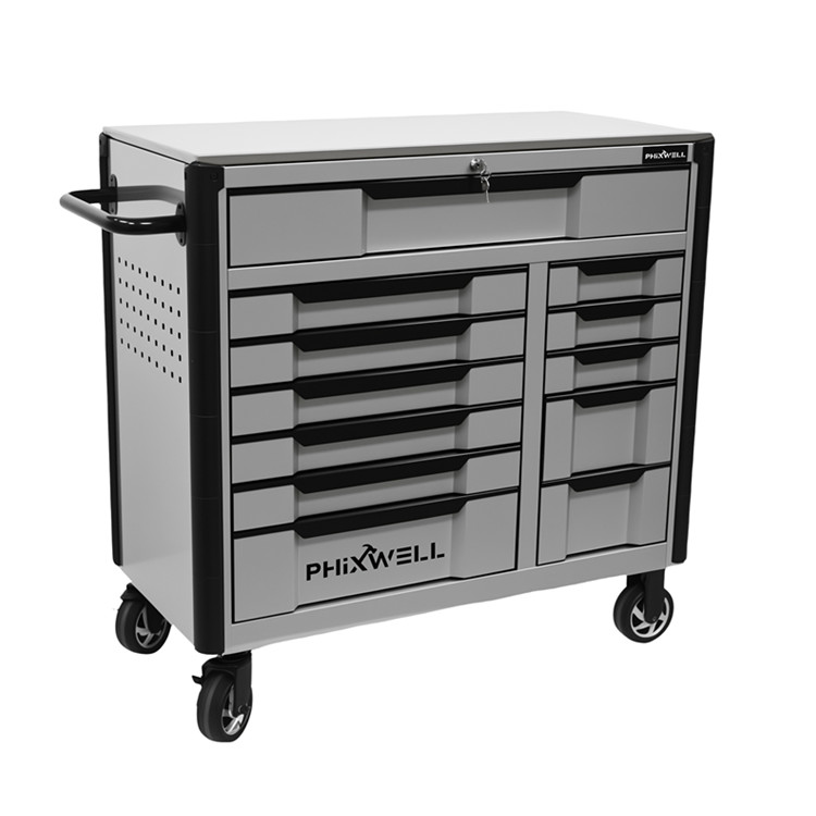 719517 NOU lansare PHIXWELL 12 sertare dulap de scule