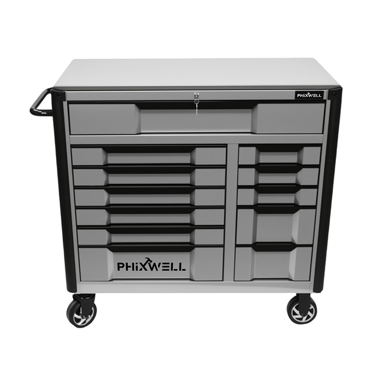 719517 NOU lansare PHIXWELL 12 sertare dulap de scule