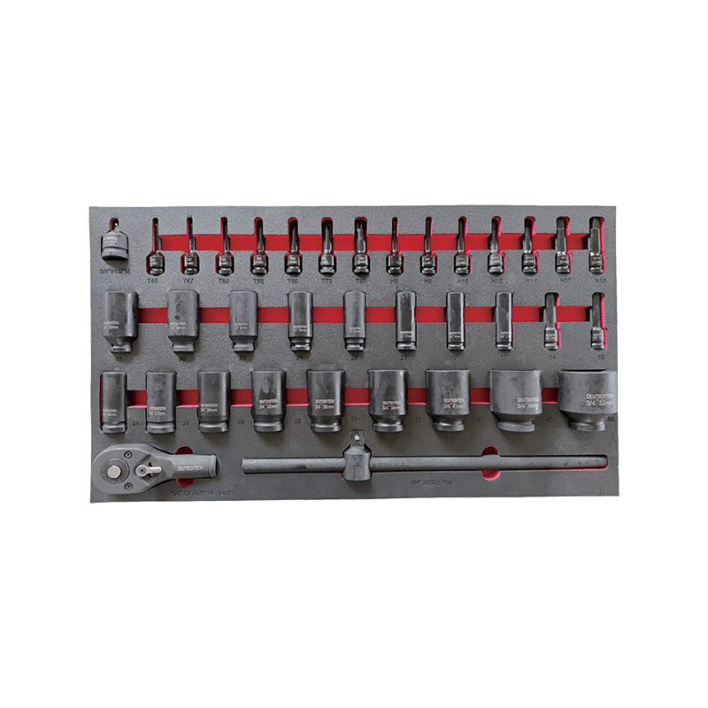 719520PHIXWELL Dulap de scule cu 11 sertare cu set de scule de 377 buc
