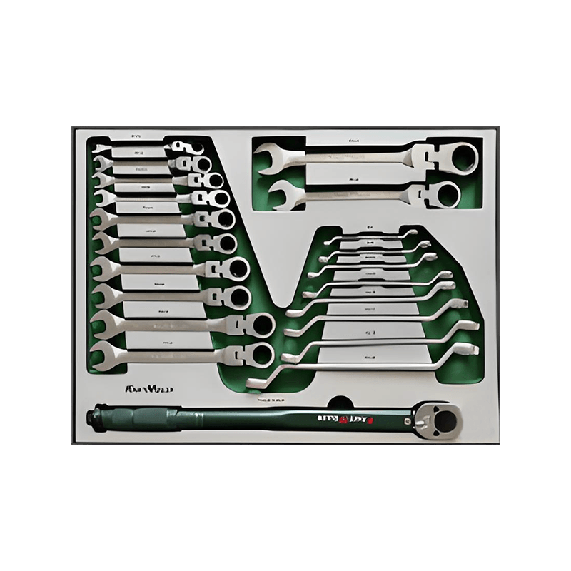 719509 PHIXWELL Dulap de depozitare unelte cu 7 sertare cu set de scule de 309 buc