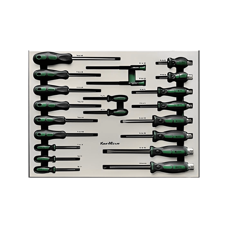 719509 PHIXWELL Dulap de depozitare unelte cu 7 sertare cu set de scule de 309 buc